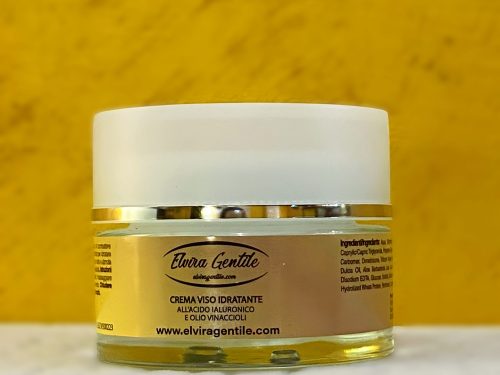 Crema viso idratante all'acido ialuronico e olio vinaccioli 50 ml